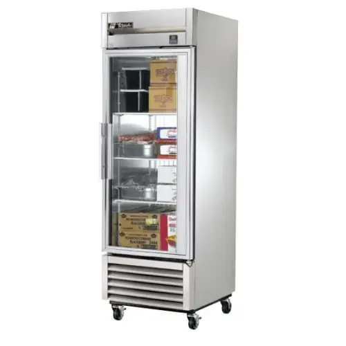 True TS-23FG - 27" Glass Door Reach In Freezer