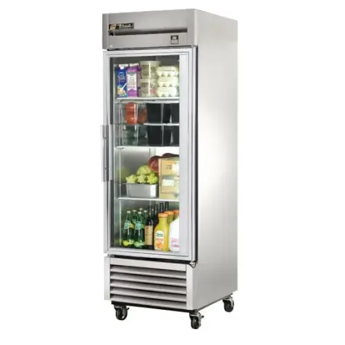 True TS-23G - 27" Glass Door Reach In Refrigerator