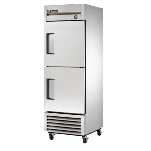 True TS-23F-2 - 27" Stainless Steel Half Door Reach In Freezer