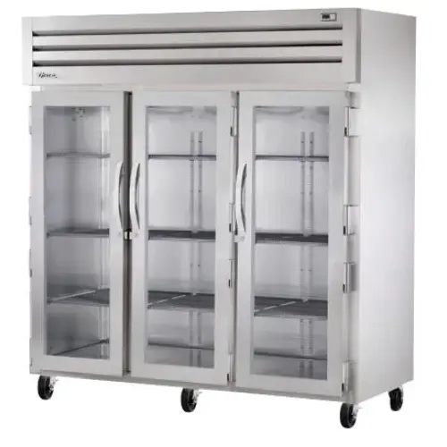 True STR3R-3G 78" Spec Series Glass Door Reach In Refrigerator