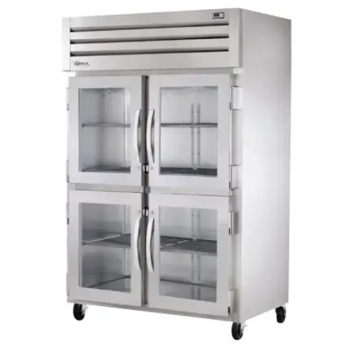 True STR2R-4HG 53" Spec Series Glass Half Door Reach In Refrigerator