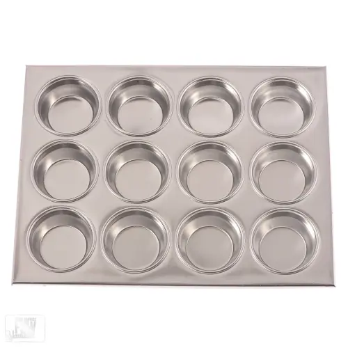 Update International MPA-12 - 14" x 1.13" x 10.75" - Aluminum Muffin/Cup Cake Pan  