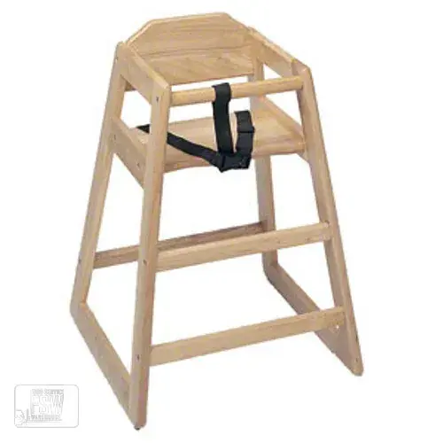 Update International WD-HCA - 19.125" x 29.25" x 19.5" - High High Chair Natural  