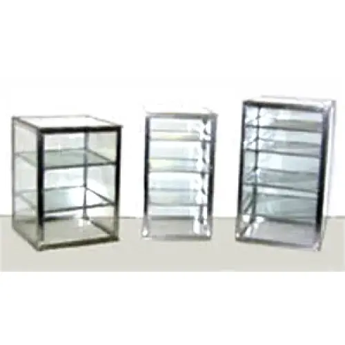 Carib 3 Compartment Countertop Upright Display Case 10" x 10" x 14" [5H]