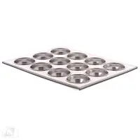 Update International MPA-12 - 12 Cup - Aluminum Muffin Pan