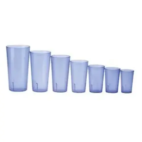 Winco Blue Plastic Tumblers 5 oz (12 per Case) [PTP-05B]