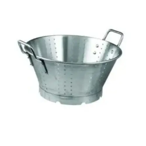 Winco 11 Qt. Heavy Duty Stainless Steel Colander [SLO-11]