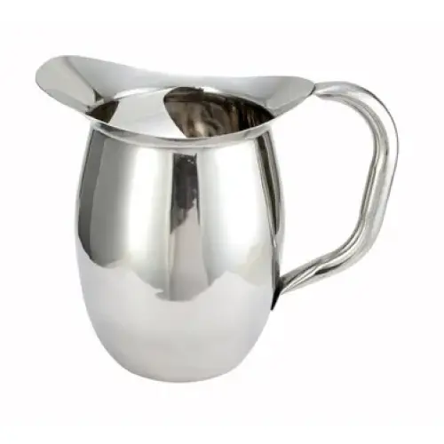 Winco Deluxe Bell Pitcher w/ Ice Catcher 2 Qt [WPB-2C]