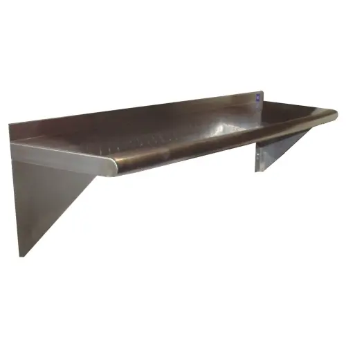 Universal WS1248 - Stainless Steel Wall Shelf - 12" X 48" 