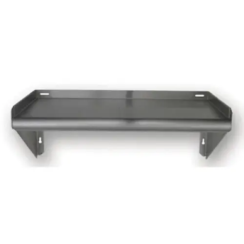 Universal WSP1872 - Stainless Steel Tab Lock Wall Shelf - 18" X 72"