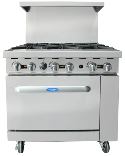 Atosa AGR-6B-NG Range, 36" Restaurant, Gas